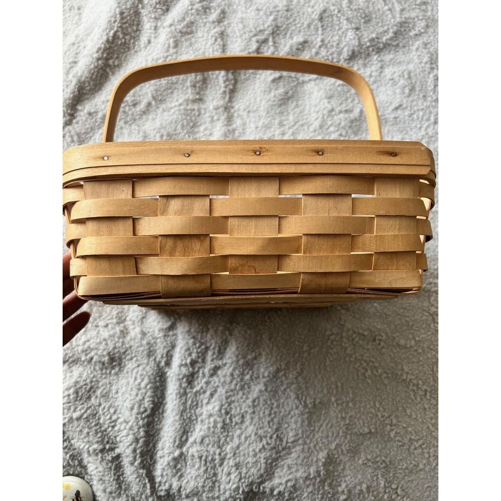 Longaberger‎ 1998 Square Pie Basket - Picture 3 of 7